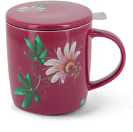 NEAVITA INFUSIERA CON FILTRO ACCIAIO HERBARIUM PASSIFLORA 350 ML