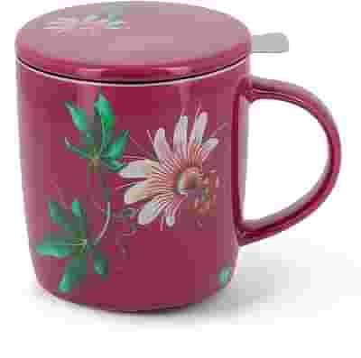 NEAVITA INFUSIERA CON FILTRO ACCIAIO HERBARIUM PASSIFLORA 350 ML