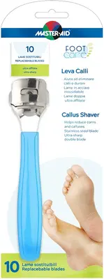 MASTER-AID FOOTCARE LEVACALLI + 10 LAME RICAMBIO MASTER-AID FOOTCARE LEVACALLI + 10 LAME RICAMBIO
