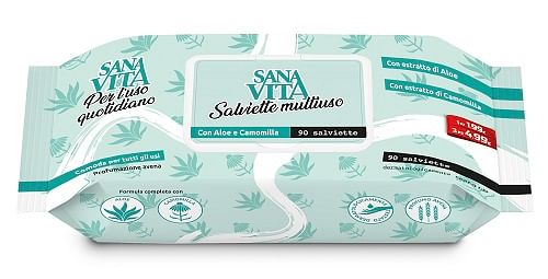 Sanavita Salviette Multiuso 90 Pezzi