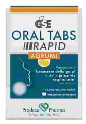 GSE ORAL TABS RAPID AGRUMI 12 COMPRESSE MASTICABILI