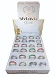 MYLOVLY GIOIELLI CRYSTAL ANELLI