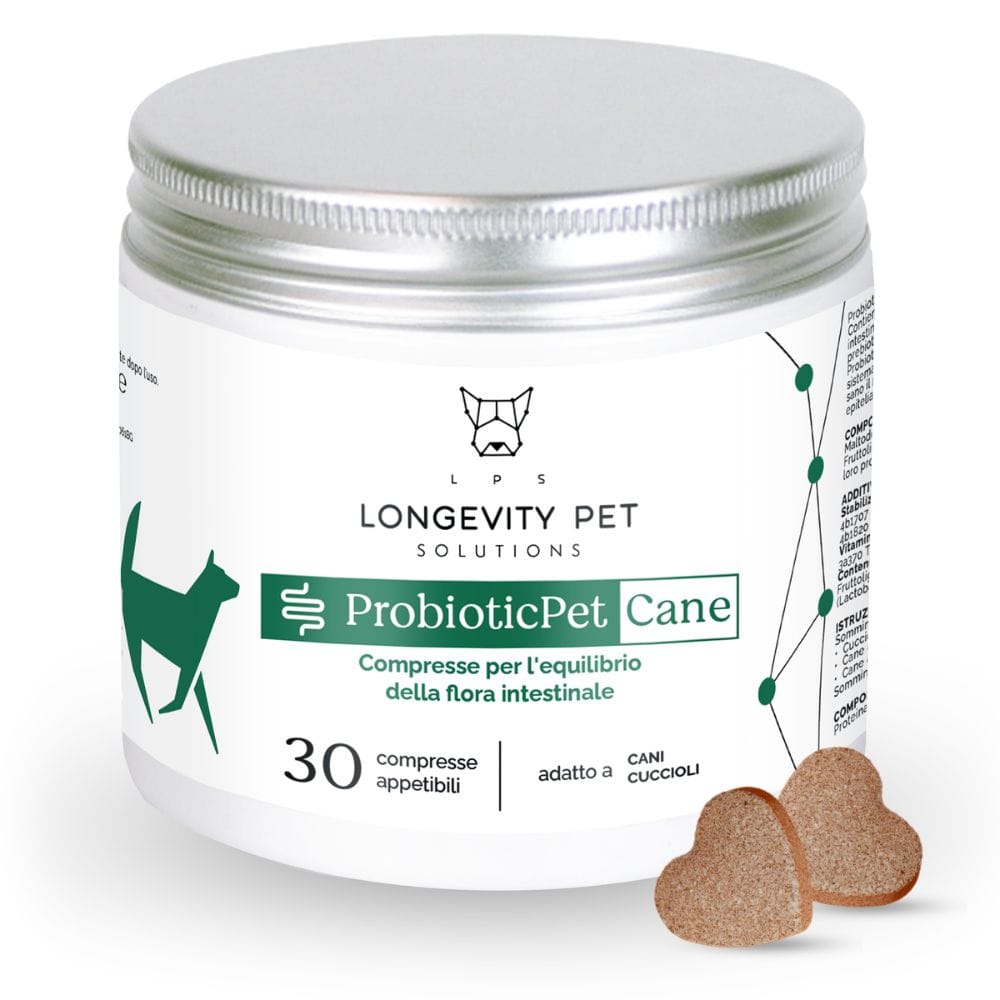 LONGEVITY PET PROBIOTICPET CANE 30 COMPRESSE
