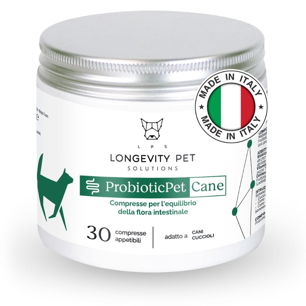 LONGEVITY PET PROBIOTICPET CANE 30 COMPRESSE