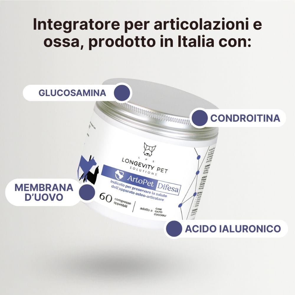 LONGEVITY PET ARTOPET DIFESA 60 COMPRESSE