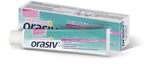 Orasiv Extra Neutral Pasta Adesiva Per Dentiere 40 G