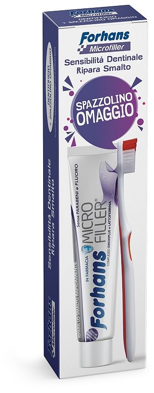 Forhans Dentifricio Microfiller + Spazzolino