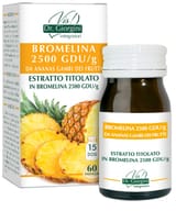 BROMELINA 2500GDU/G DA ANANAS GAMBI DEI FRUTTI ESTRATTO TITOLATO 60 PASTIGLIE