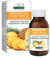 BROMELINA 2500GDU/G DA ANANAS GAMBI DEI FRUTTI ESTRATTO TITOLATO 180 PASTIGLIE