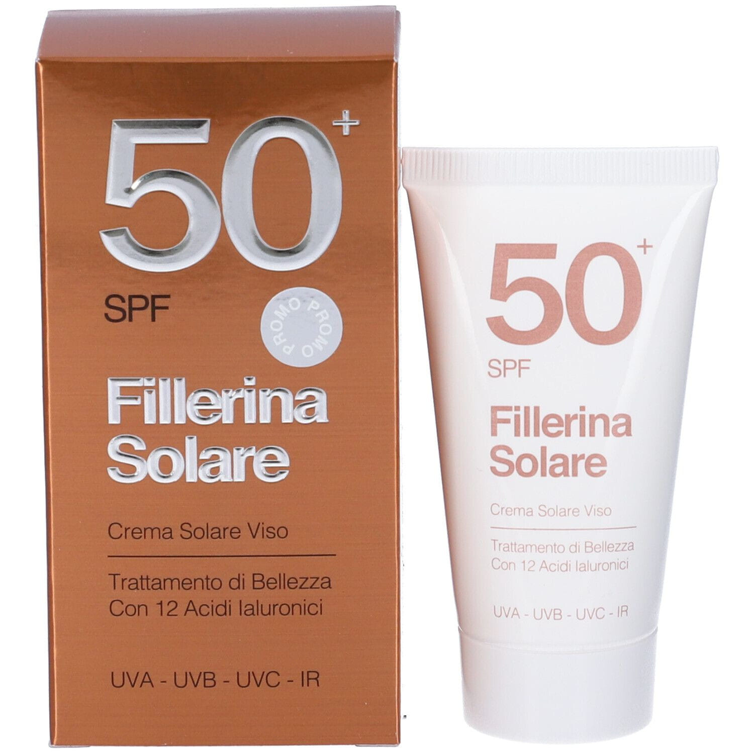 FILLERINA SOLARE PROTEZIONE VISO SPF 50+ PROMO 50 ML