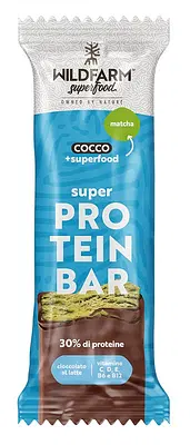 WILDFARM SUPER PROTEIN BAR COCCO MATCHA 38 G WILDFARM SUPER PROTEIN BAR COCCO MATCHA 38 G
