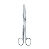 FORBICE RETTA PUNTE APPUNTITE IN ACCIAIO PER CHIRURGIA 14 CM MONOUSO