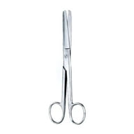 FORBICE RETTA PUNTE SMUSSE IN ACCIAIO PER CHIRURGIA 14 CM MONOUSO