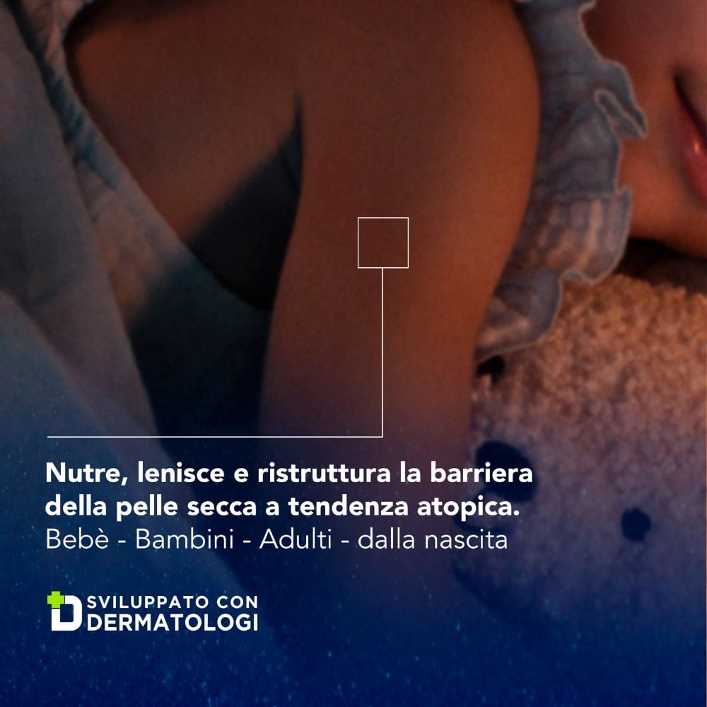 A-Derma Exomega Control Crema Notte emolliente ristrutturante, Lenisce la sensazione di prurito notturno, aiuta a ritrovare il sonno, Pelle secca a tendenza atopica, 200ml 