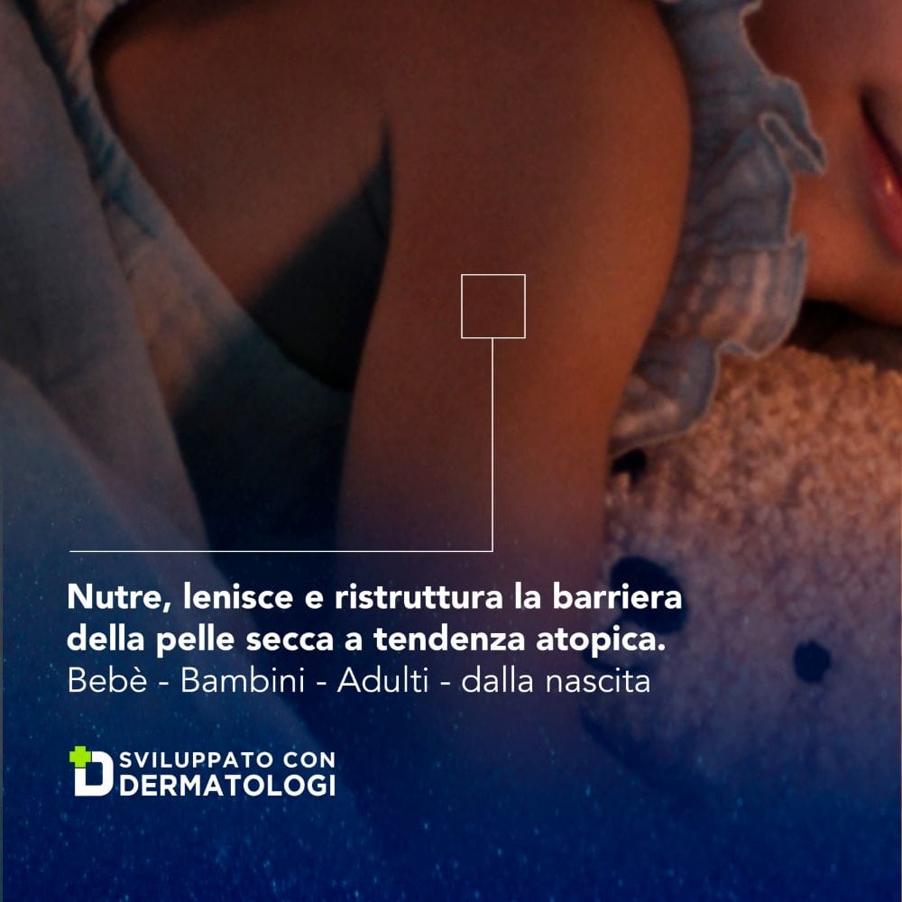 A-Derma Exomega Control Crema Notte emolliente ristrutturante, Lenisce la sensazione di prurito notturno, aiuta a ritrovare il sonno, Pelle secca a tendenza atopica, 400ml 