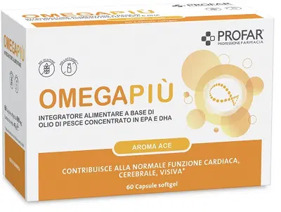PROFAR OMEGA PIU' 60 SOFTGEL BLISTER PROFAR OMEGA PIU' 60 SOFTGEL BLISTER