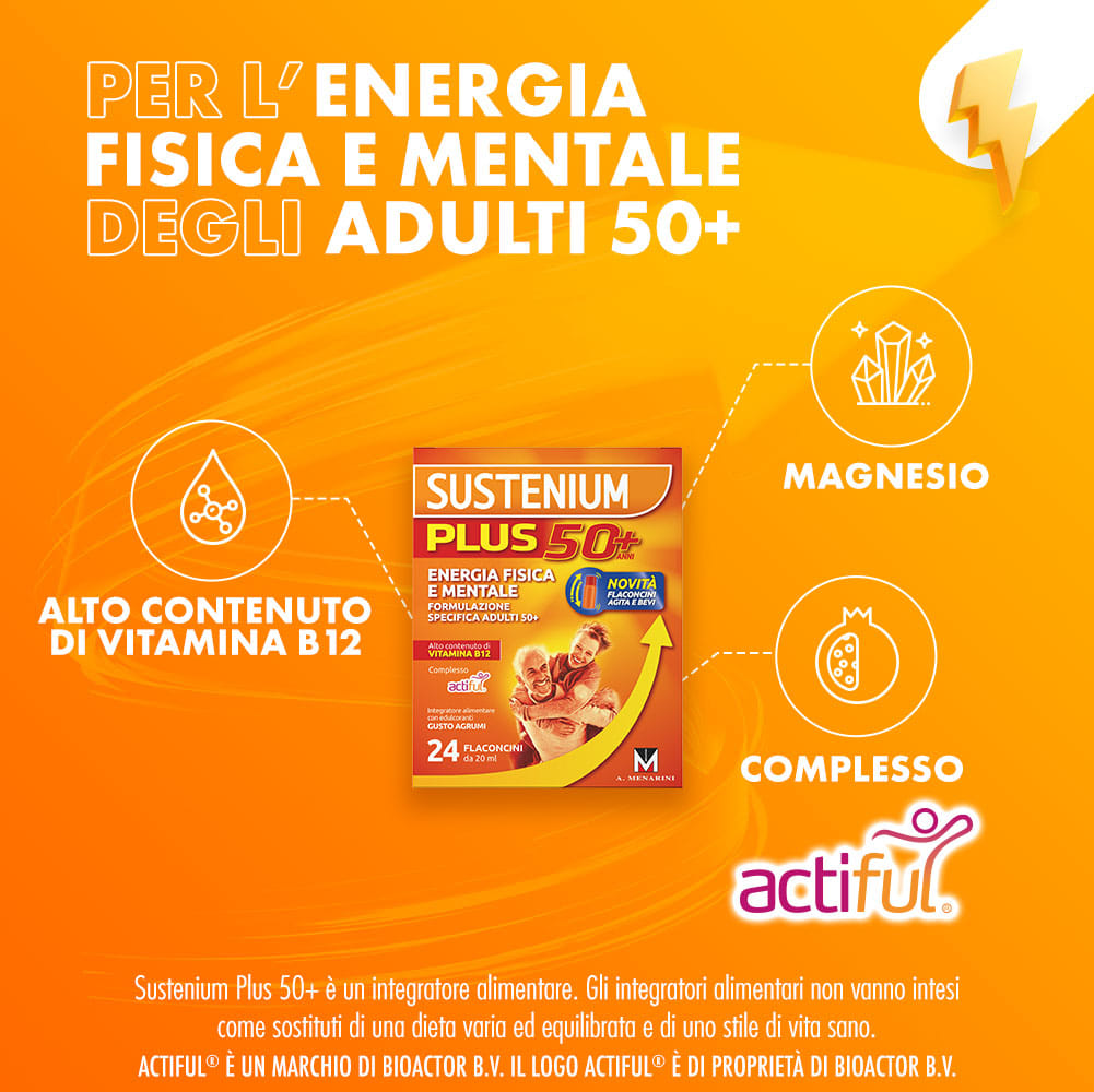 SUSTENIUM PLUS 50+ 24 FLACONCINI