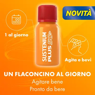 SUSTENIUM PLUS 50+ 24 FLACONCINI SUSTENIUM PLUS 50+ 24 FLACONCINI