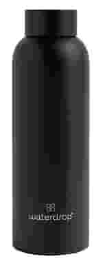 WATERDROP BOTTIGLIA ACCIAIO BLACK MATT 600 ML