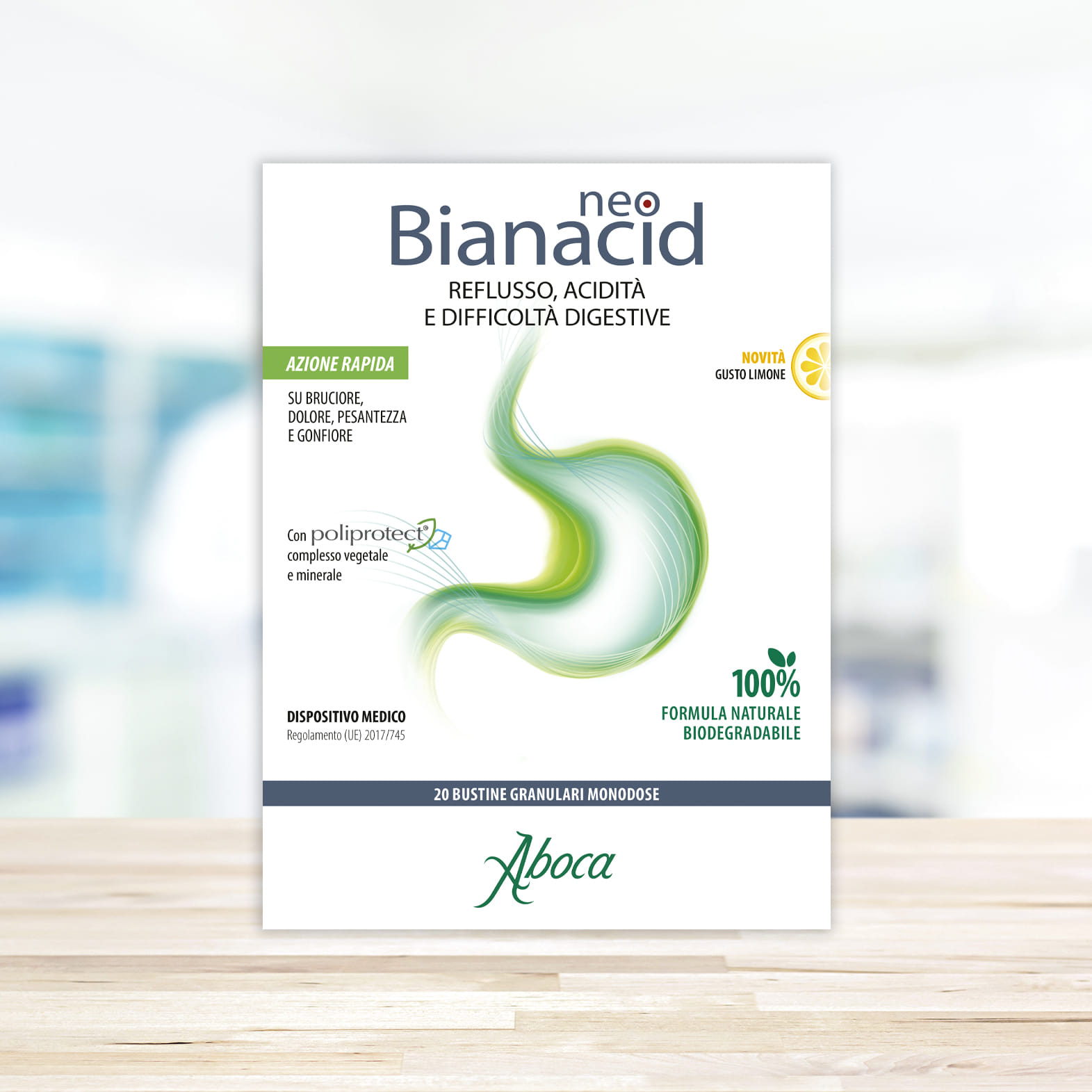 NEOBIANACID 20 BUSTINE LIMONE