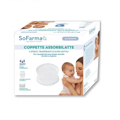 COPPETTA ASSORBILATTE TRASPIRANTE ULTRA SOTTILE 60 PEZZI SOFARMAPIU'