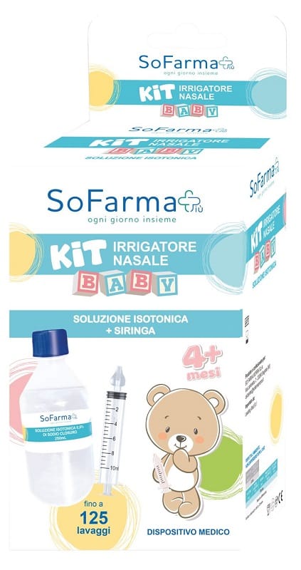 KIT IRRIGATORE NASALE BABY SOFARMAPIU'