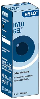 COLLIRIO LUBRIFICANTE HYLO GEL IALURONATO DI SODIO 2 MG/ML 10 ML COLLIRIO LUBRIFICANTE HYLO GEL IALURONATO DI SODIO 2 MG/ML 10 ML
