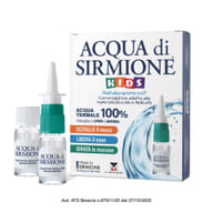 ACQUA DI SIRMIONE KIDS NEBULIZZAZIONE SOFT ACQUA TERMALE 100% 6 FLACONCINI PLURIDOSE DA 15 ML