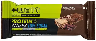 PROTEIN+ WAFER LOW SUGAR CACAO 35 G PROTEIN+ WAFER LOW SUGAR CACAO 35 G