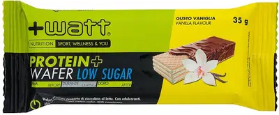 PROTEIN+ WAFER LOW SUGAR VANIGLIA 35 G PROTEIN+ WAFER LOW SUGAR VANIGLIA 35 G