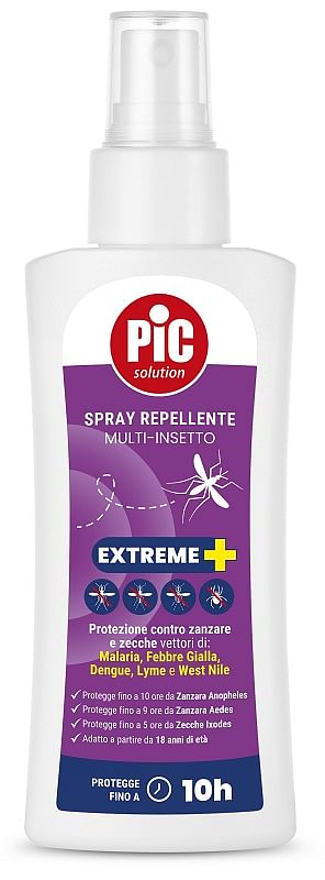 Pic Solution Spray Repellente Multi Insetto Extreme+ 100 Ml