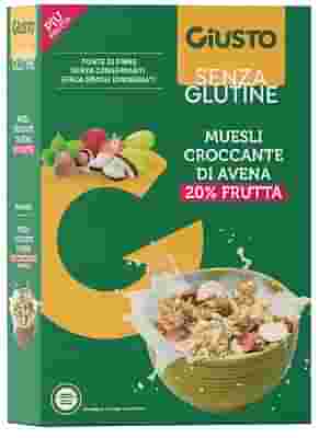 GIUSTO SENZA GLUTINE MUESLI AVENA FRUTTA SECCA 275 G