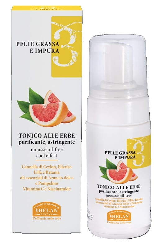 3 PELLE GRASSA E IMPURA TONICO ALLE ERBE PURIFICANTE E ASTRINGENTE PER IL VISO 100 ML