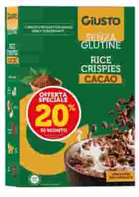 GIUSTO SENZA GLUTINE RICE CRISPIES CACAO 200 G