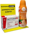 PACK PROMOZIONALE DIETFORMPIC 60 CAPSULE VEGETALI DA 0,77 G + DRENAPESO PANCIA PIATTA 600 ML