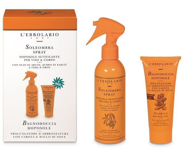 SOLEOMBRA SPRAY 200 ML + BAGNODOCCIA DOPOSOLE 100 ML OMAGGIO