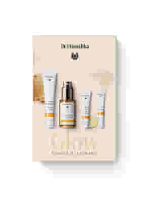 DR HAUSCHKA GLOW RITUALE ILLUMINANTE 2026 1 CREMA DETERGENTE 20 ML + 1 CREMA ALBICOCCA 5 ML + 1 LOZIONE TONIFICANTE 30 ML + 1 SIERO NOTTE 2,5 ML