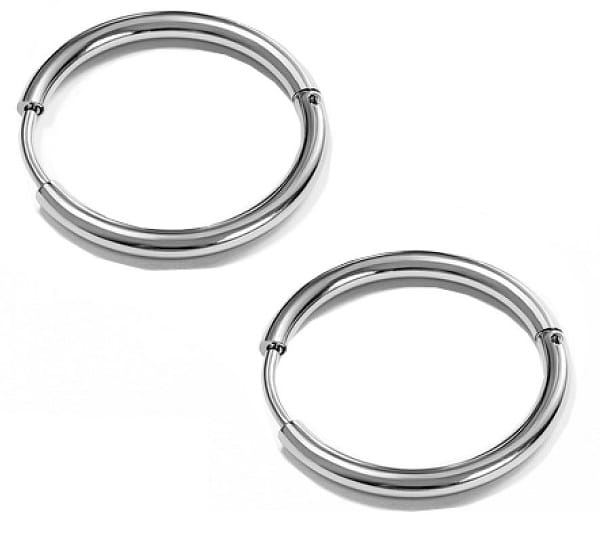 MYLOVLY GIOIELLI MUST HAVE ORECCHINO CERCHIO MEDIO ARGENTO