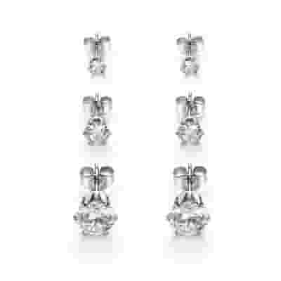 MYLOVLY GIOIELLI MUST HAVE ORECCHINO TRIS PUNTI LUCE ARGENTO