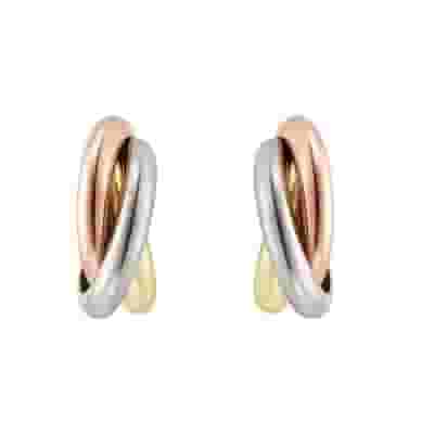 MYLOVLY GIOIELLI MUST HAVE ORECCHINO CERCHIO TRINITY ORO