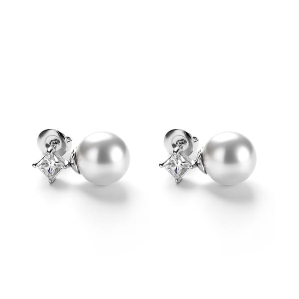 MYLOVLY GIOIELLI MUST HAVE ORECCHINO PERLA PUNTO LUCE ARGENTO