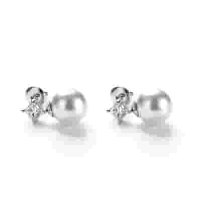 MYLOVLY GIOIELLI MUST HAVE ORECCHINO PERLA PUNTO LUCE ARGENTO