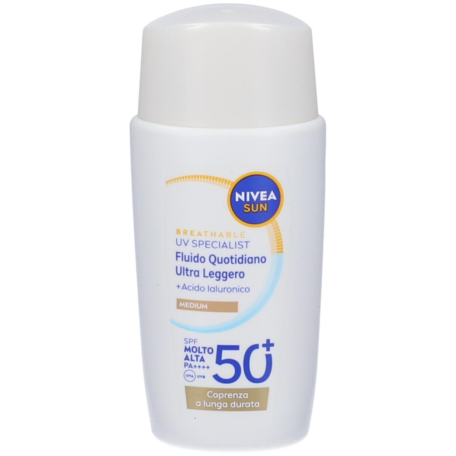 NIVEA SUN BREATHABLE UV SPECIALIST FLUIDO QUOTIDIANO ULTRA LEGGERO MEDIUM SPF50+ 40 ML