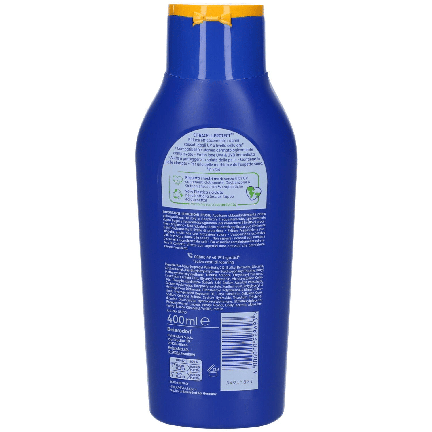 NIVEA SUN PROTECT&HYDRATE LATTE SPF30 400 ML