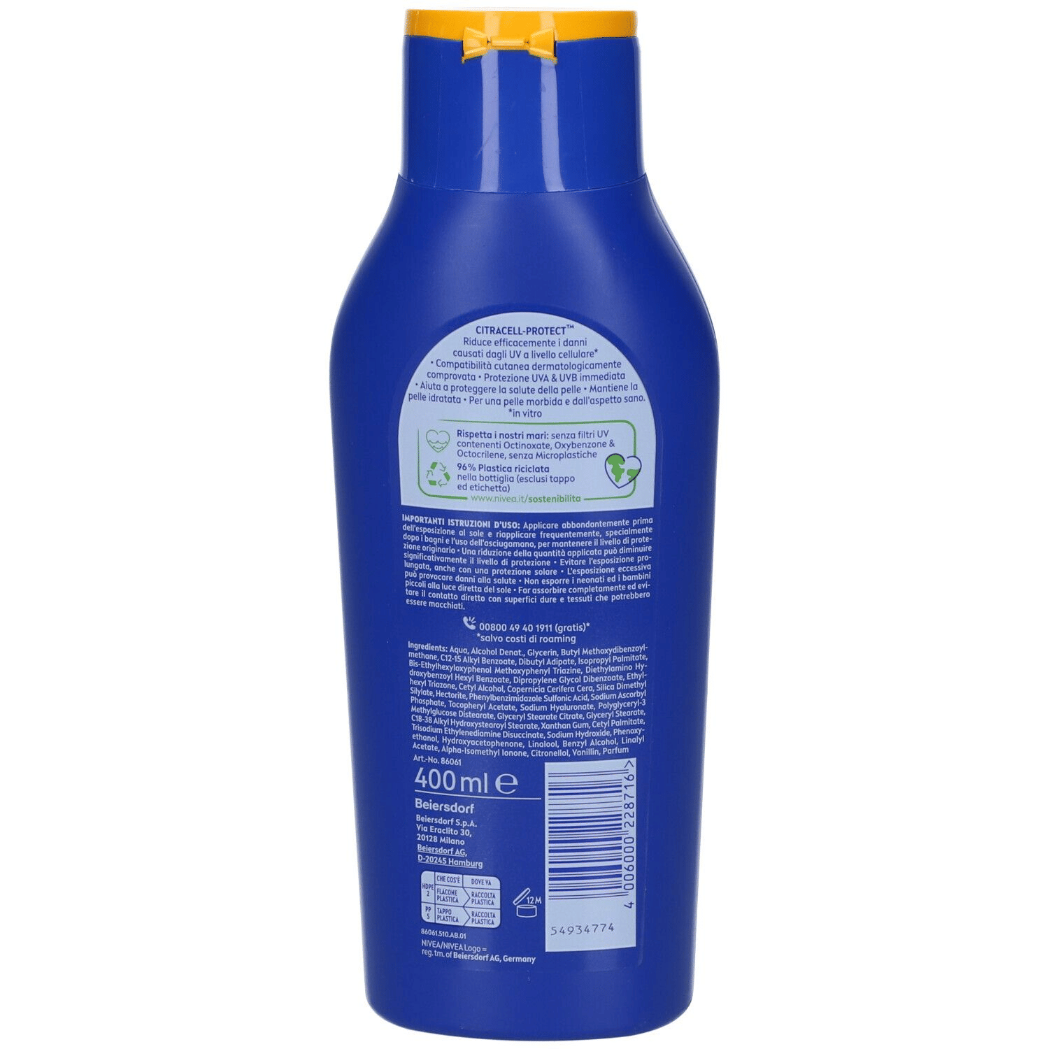 NIVEA SUN PROTECT&HYDRATE LATTE SPF50+ 400 ML