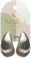 FARMA BIJOUX GOCCIA RIGATA SILVER