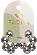 FARMA BIJOUX CERCHI 5 SFERE SILVER