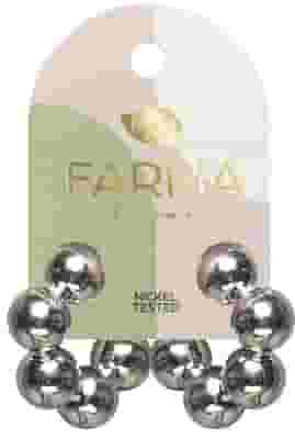 FARMA BIJOUX CERCHI 5 SFERE SILVER