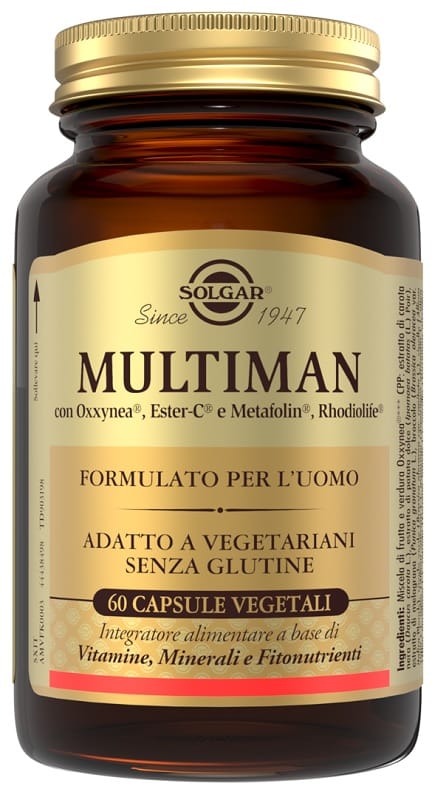 MULTIMAN 60 CAPSULE VEGETALI SENZA GLUTINE