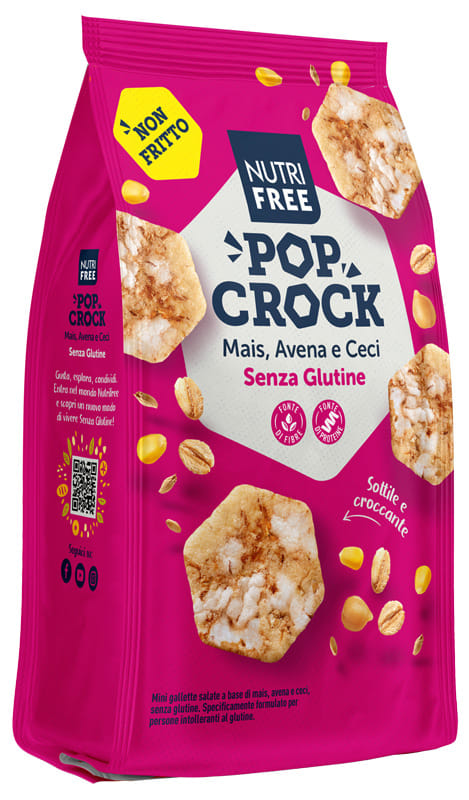 NUTRIFREE POP CROCK MAIS AVENA E CECI 60 G